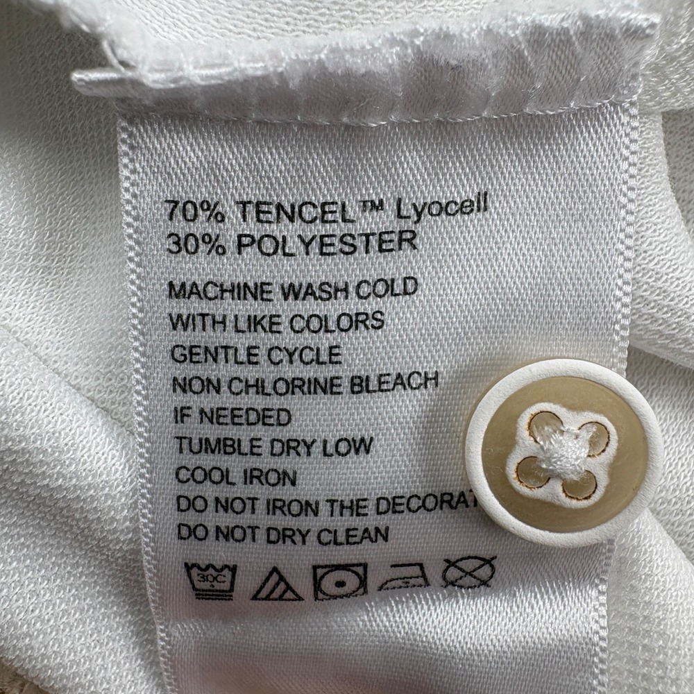 Tommy Bahama Polo Shirt Mens XL White Emfielder Island Life Coastal Tropical - Picture 7 of 12